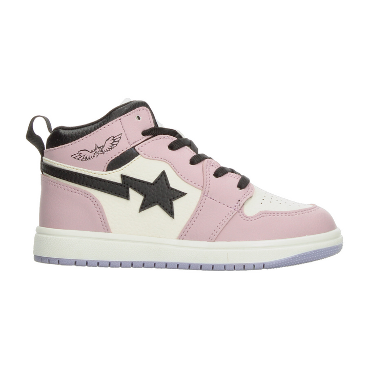 Tenis Vavito Niña Blanco Rosa Casual Dama Jr. T22-27