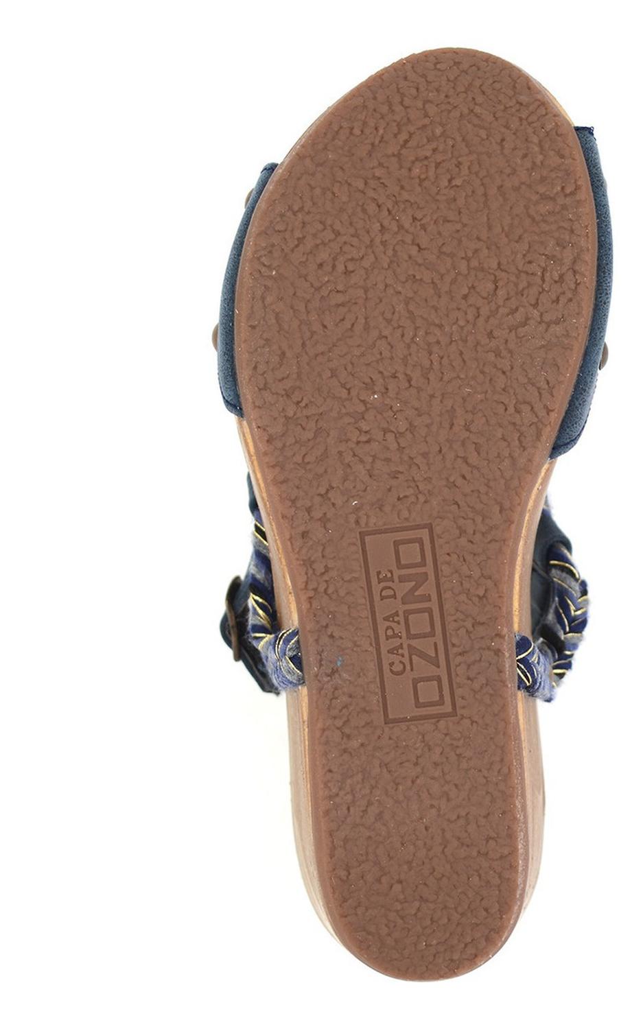 Sandalia Ozono Para Mujer 380009-2 Azul Marino [ozo2558], foto 6 de 6