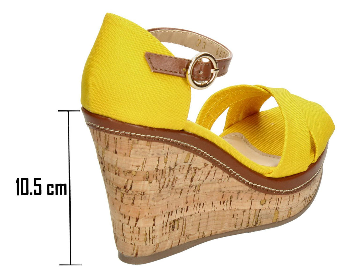 Sandalias Amarillo Para Mujer [sra9], foto 10 de 10