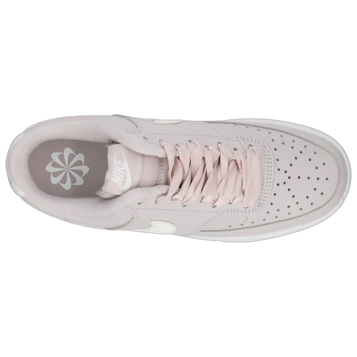 Tenis Nike Cuirt Vision Low Dama Beige Casual Listón Mujer, foto 8 de 10