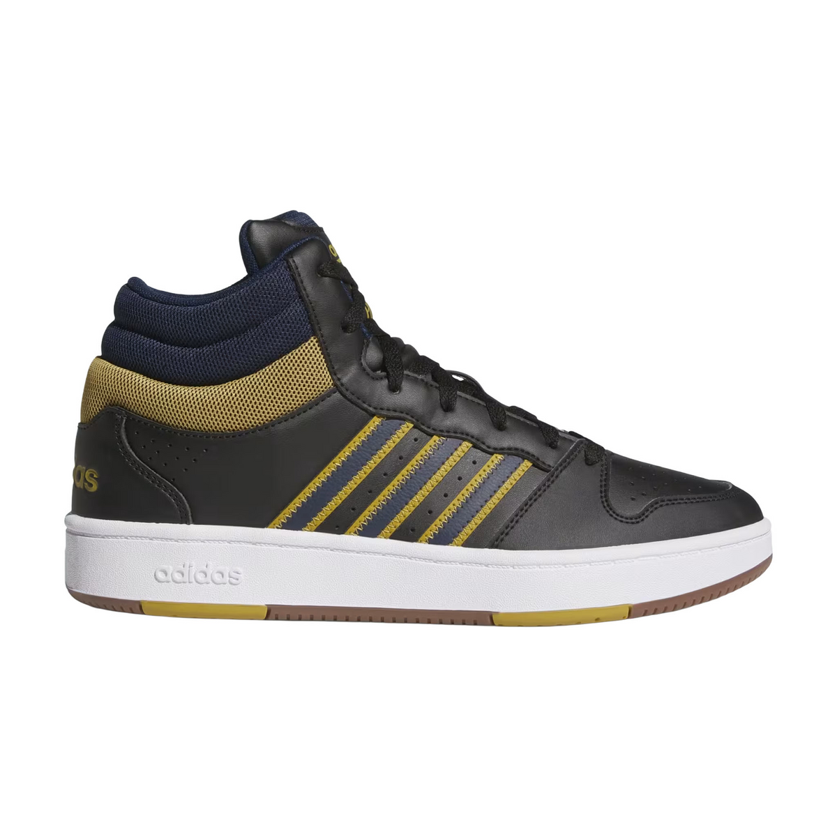 Tenis Adidas Hoops Mid Classic Hombre Negro Casual Botín Caballero, foto 1 de 10