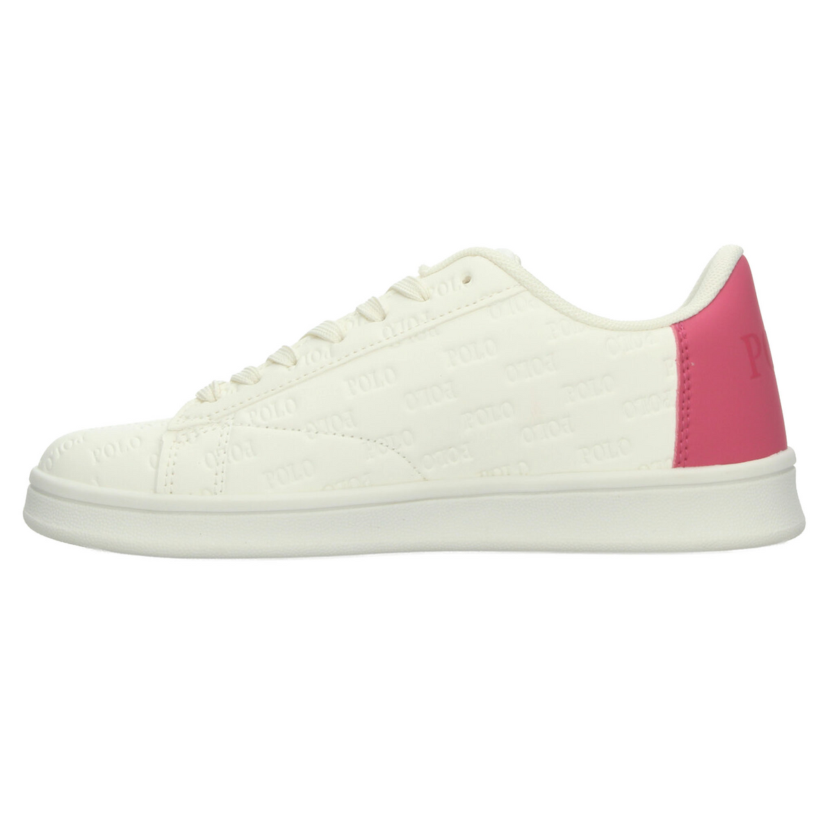 Tenis Polo Dama Off White Rosa Casual Para Mujer, foto 5 de 10