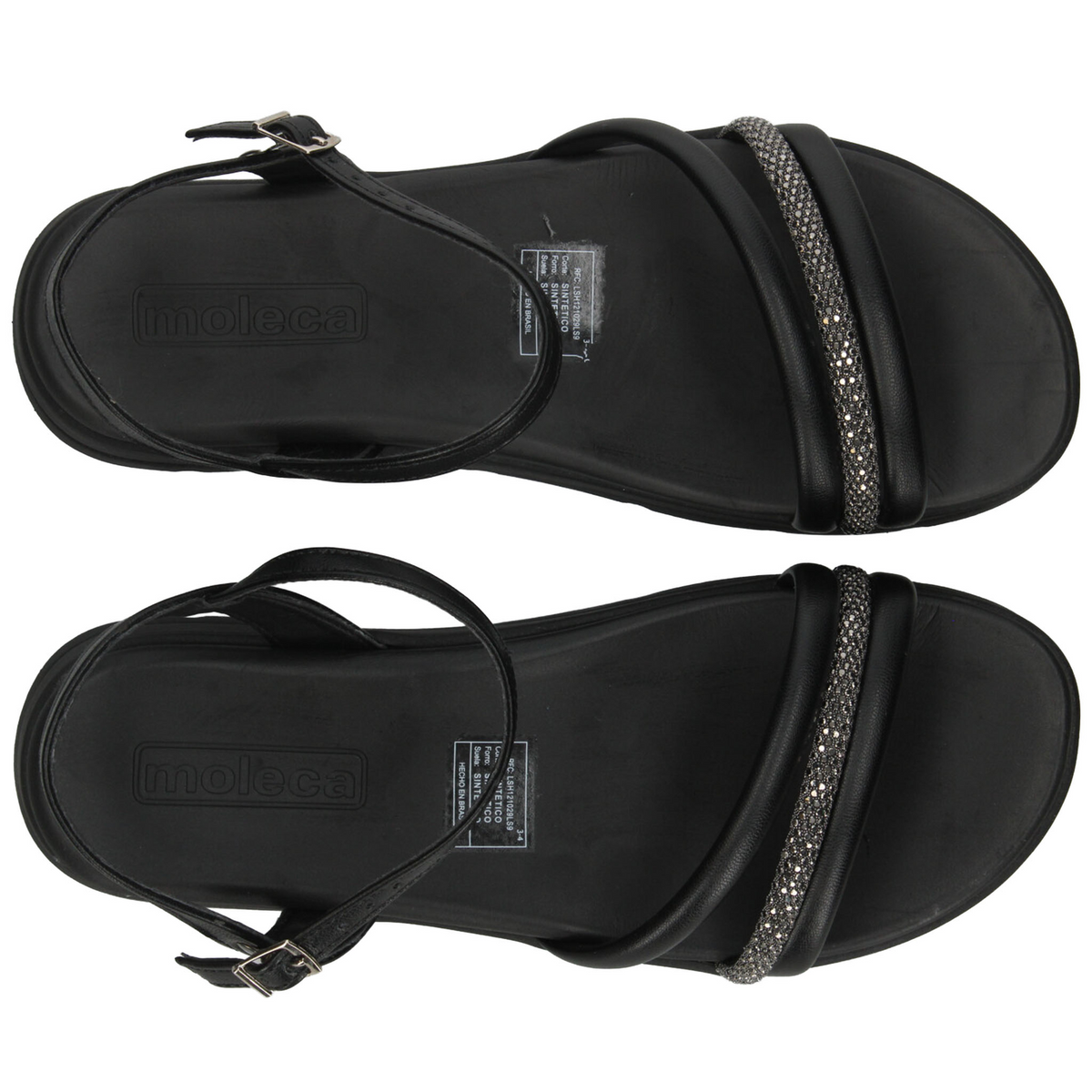 Sandalias Moleca Dama Negro Casual Para Mujer, foto 10 de 10