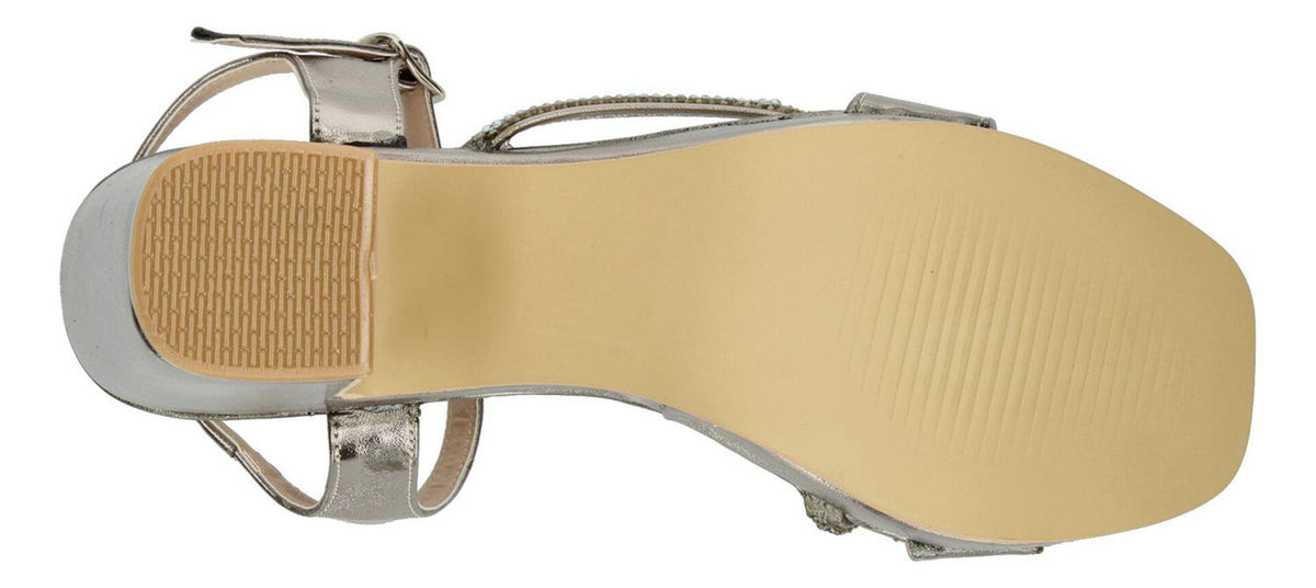 Sandalias De Fiesta Perez Lete Plateado Para Mujer [plt365], foto 9 de 9