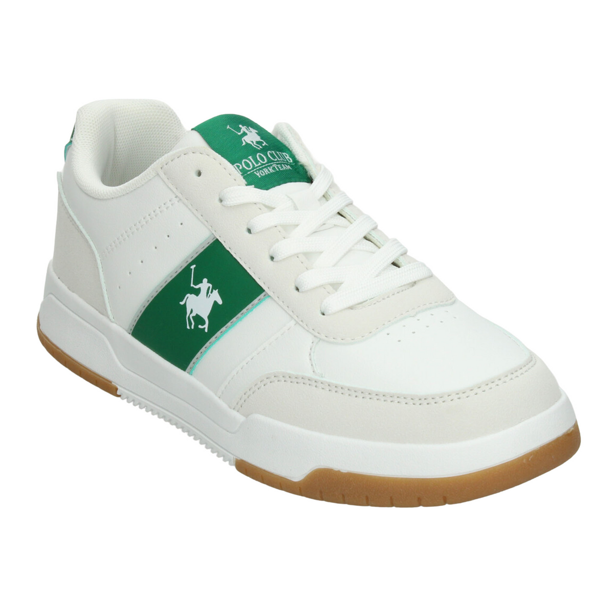 Tenis Polo Hombre Blanco Verde Casual Para Caballero, foto 4 de 10