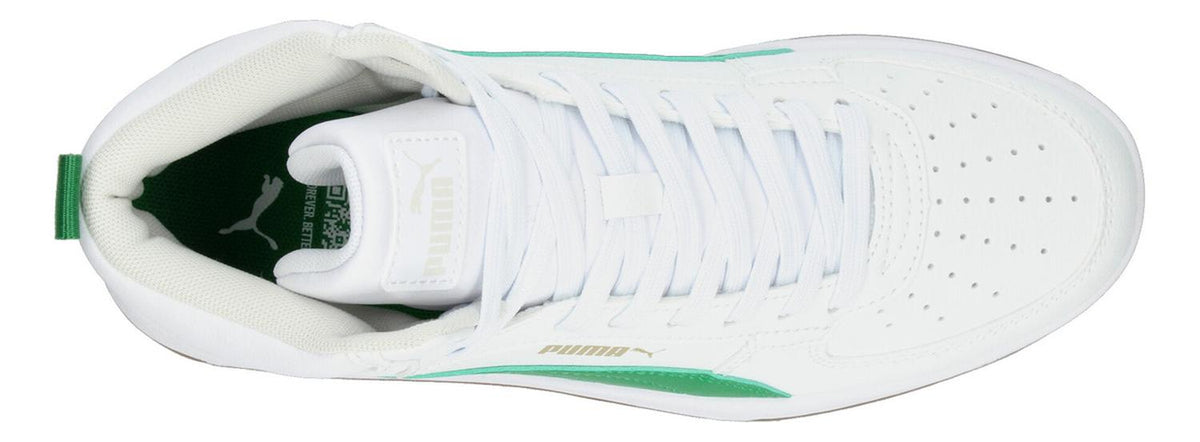 Tenis Puma Caven 2.0 Mid Blanco Con Verde Caballero Hombre, foto 10 de 12