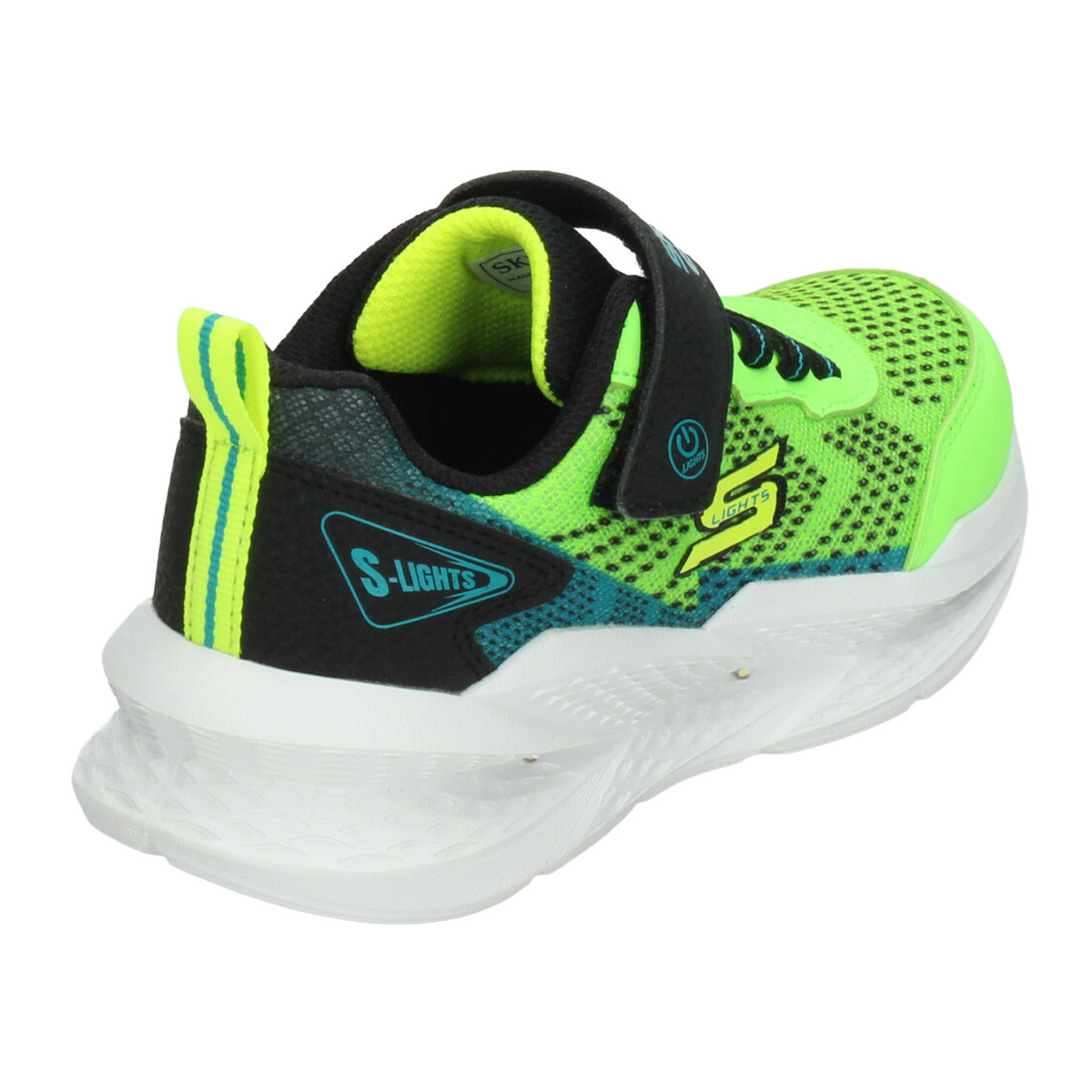 Tenis Skechers Meteor-Lights 2.0 Niño Verde Casual Led Infantil T17-22, foto 3 de 10