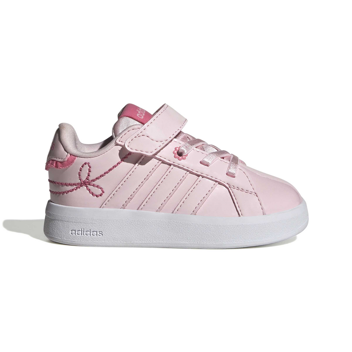 Tenis Adidas Grand Court 3.0 Niña Rosa Casual Infantil T10-16, foto 1 de 10
