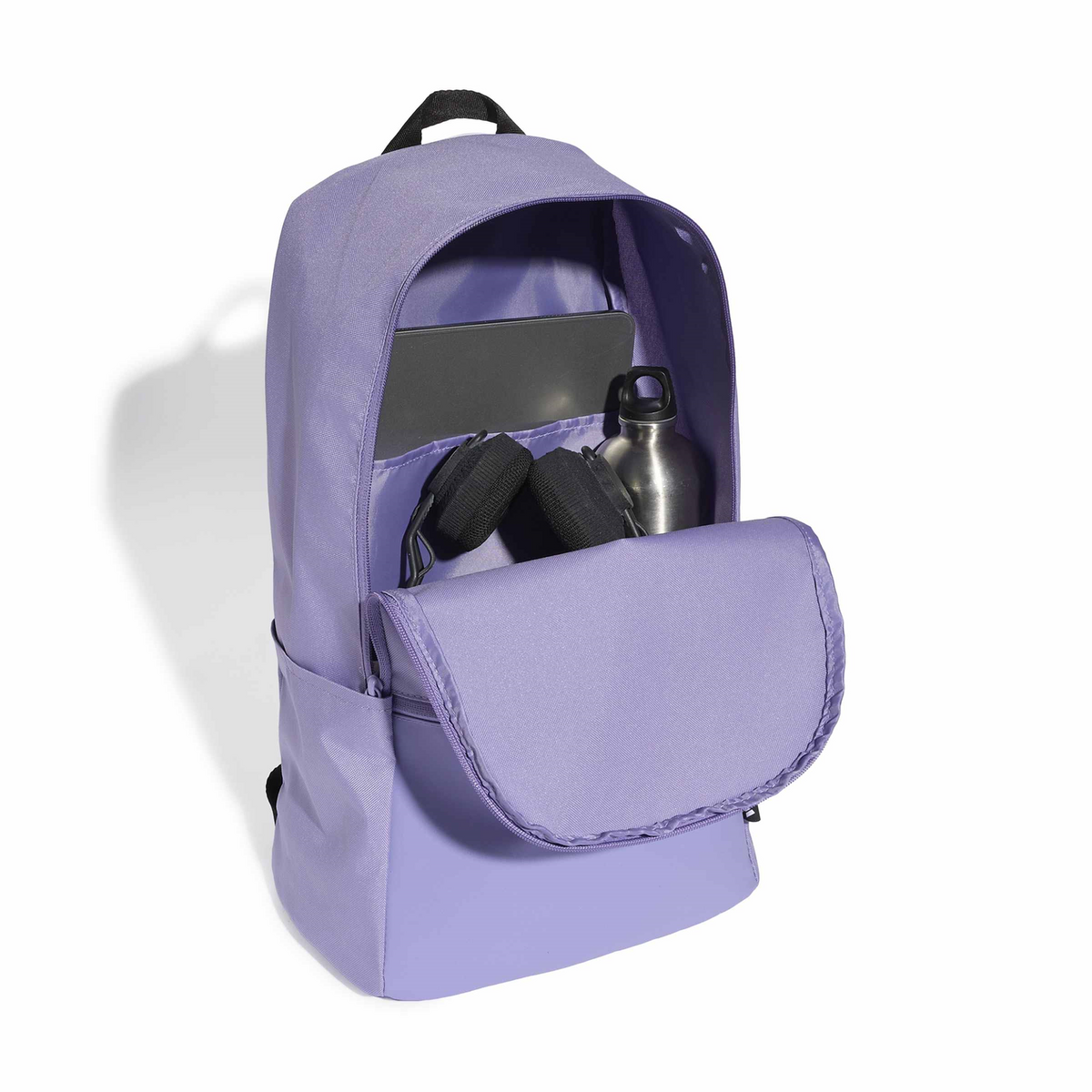 Mochila Adidas Classic Dama Lila Escolar Portalaptop Mujer 22L, foto 4 de 10