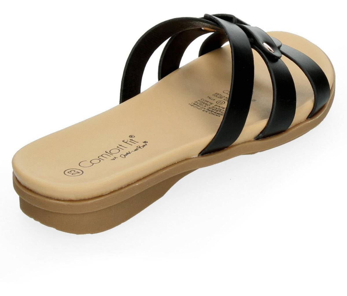 Sandalias Confort Fit Para Mujer 18514 Negro [fit66], foto 5 de 10