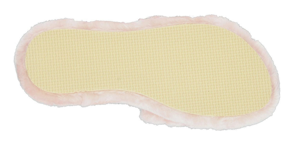 Sandalia Pantufla De Peluche Rosa Para Mujer [mla387], foto 9 de 11