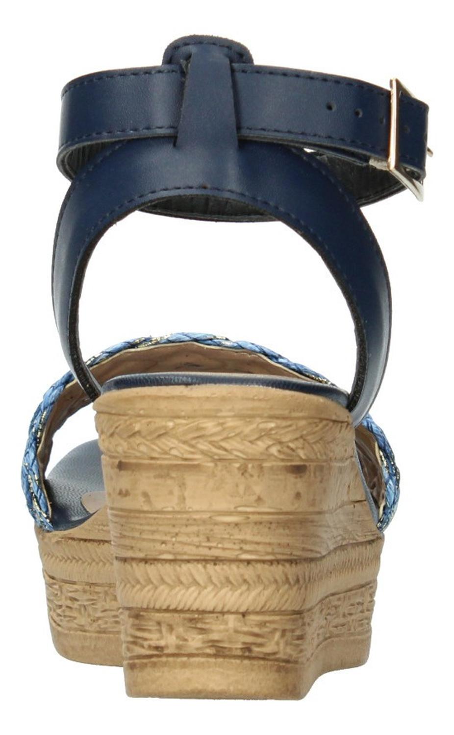 Sandalia Paulie Para Mujer 2711 Azul Marino [ple130], foto 6 de 6
