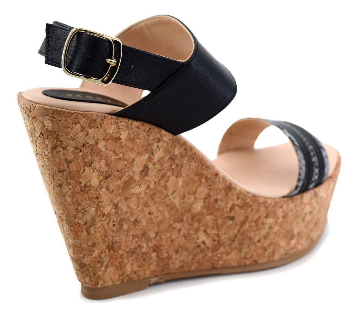 Sandalia Perez Lete Para Mujer 99005 Negro [plt163], foto 4 de 6
