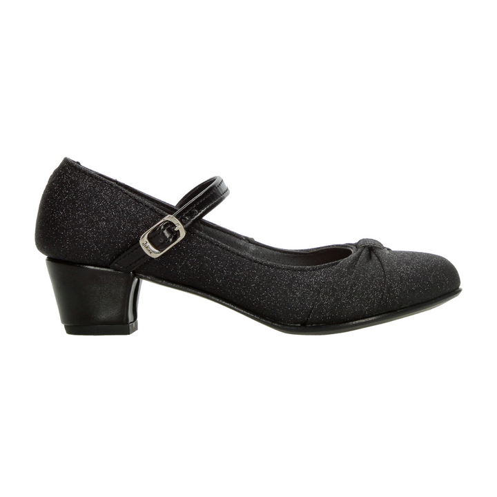 Zapato Jakuna Niña Negro Casual Tacón Infantil T18-22