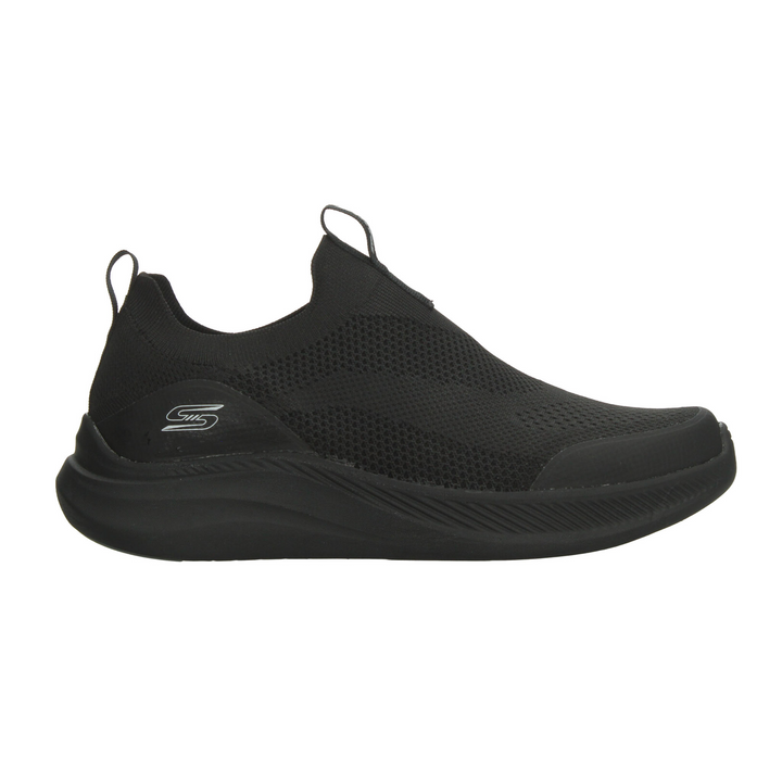 Tenis Skechers Bobs Moda Flex Hombre Negro Deportivo Slip On Caballero