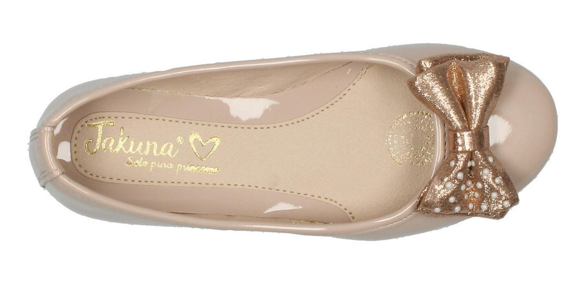 Balerina Flat Jakuna Para Niña 19605 Beige [jak68], foto 5 de 6