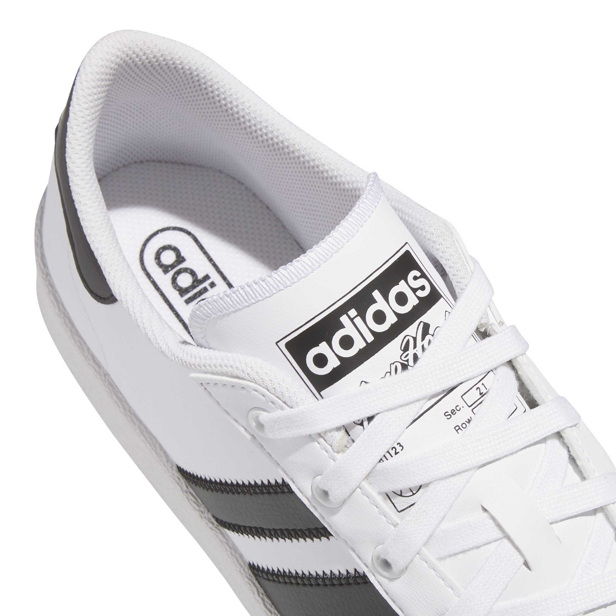 Tenis Adidas Jump Hook Low Dama Blanco Casual Cinta Mujer, foto 5 de 10