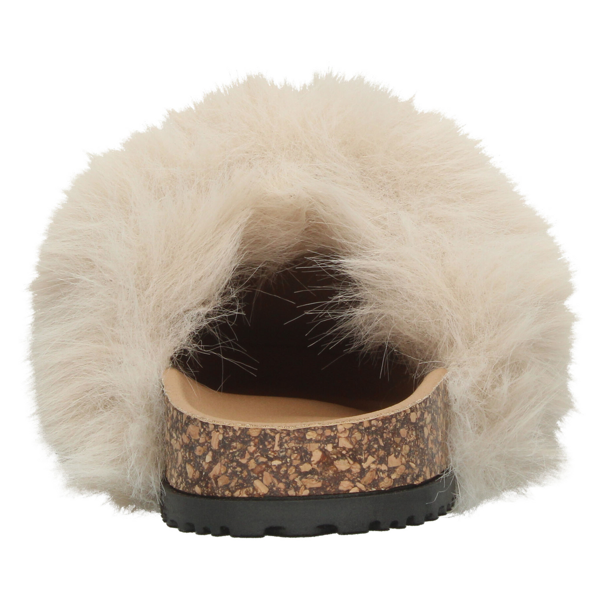 Zapato Berlin Dama Beige Casual Peluche Slip On Cómodo Mujer, foto 7 de 10