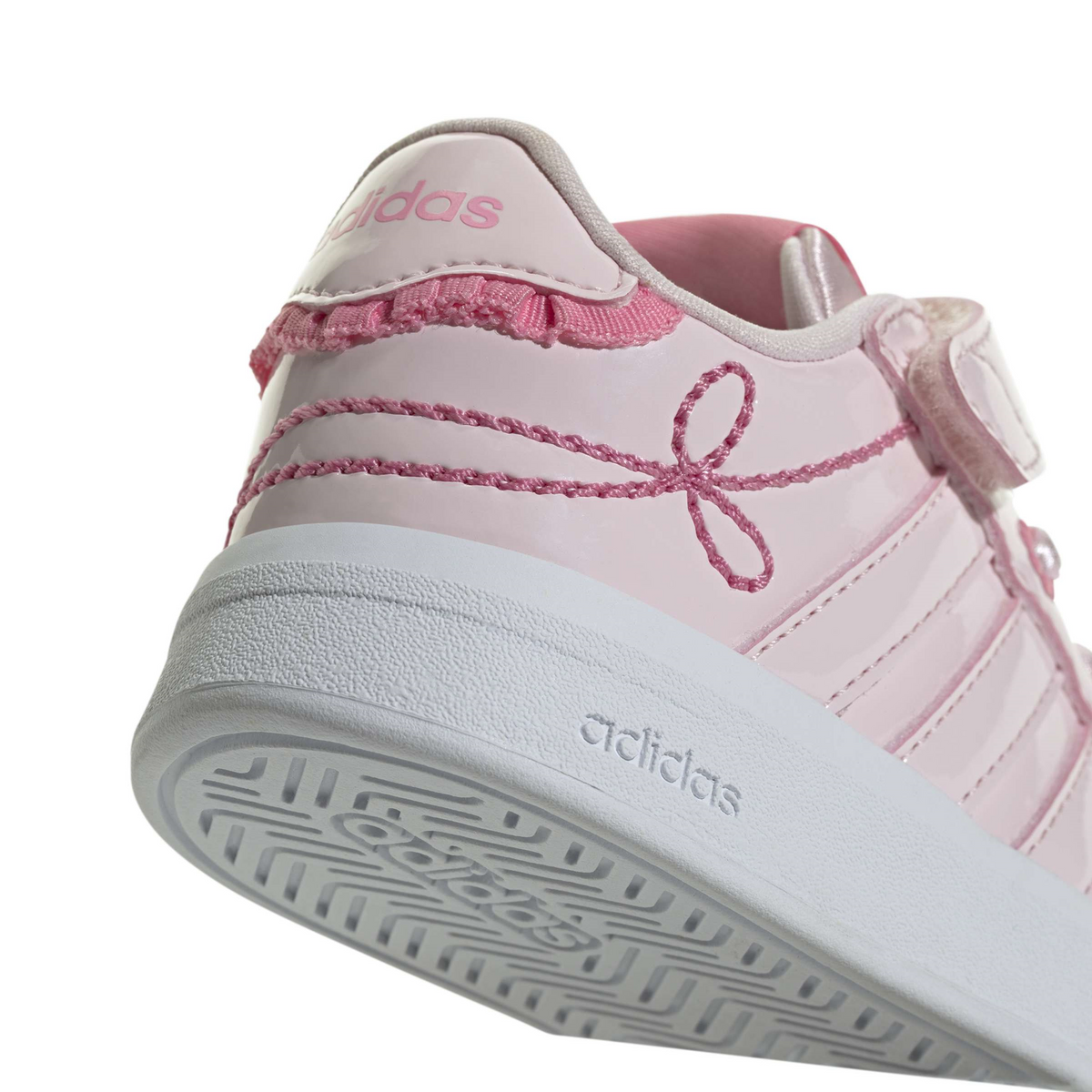 Tenis Adidas Grand Court 3.0 Niña Rosa Casual Infantil T10-16, foto 5 de 10