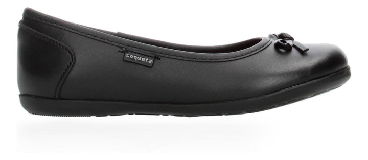 Zapato Escolar Coqueta Negro Para Niña [cta975]