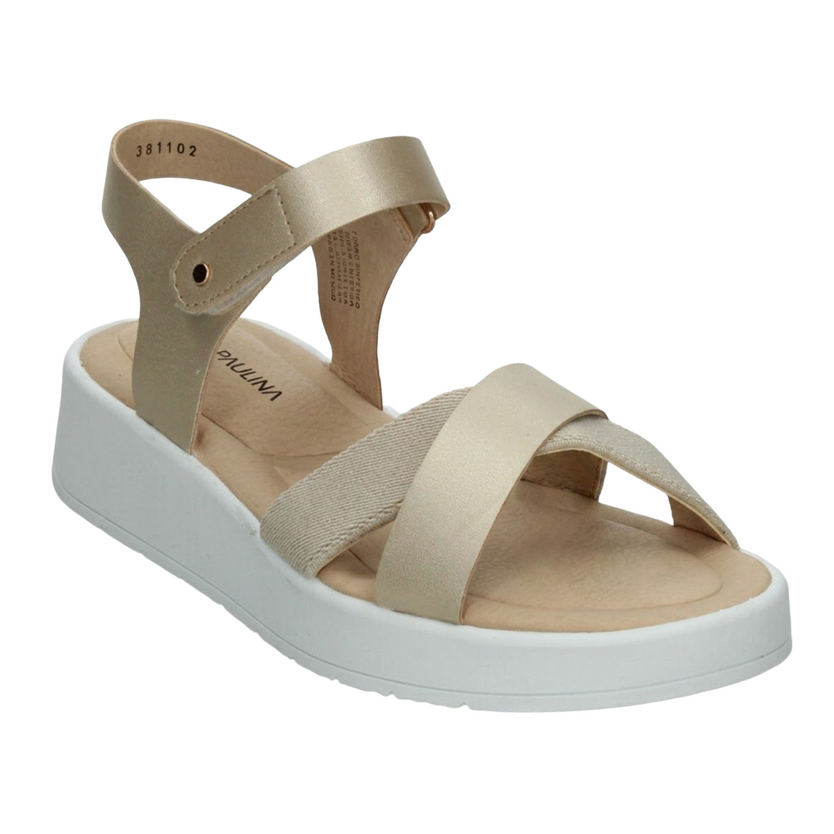 Sandalias Paulina Dama Dorado Casual Para Mujer, foto 4 de 10
