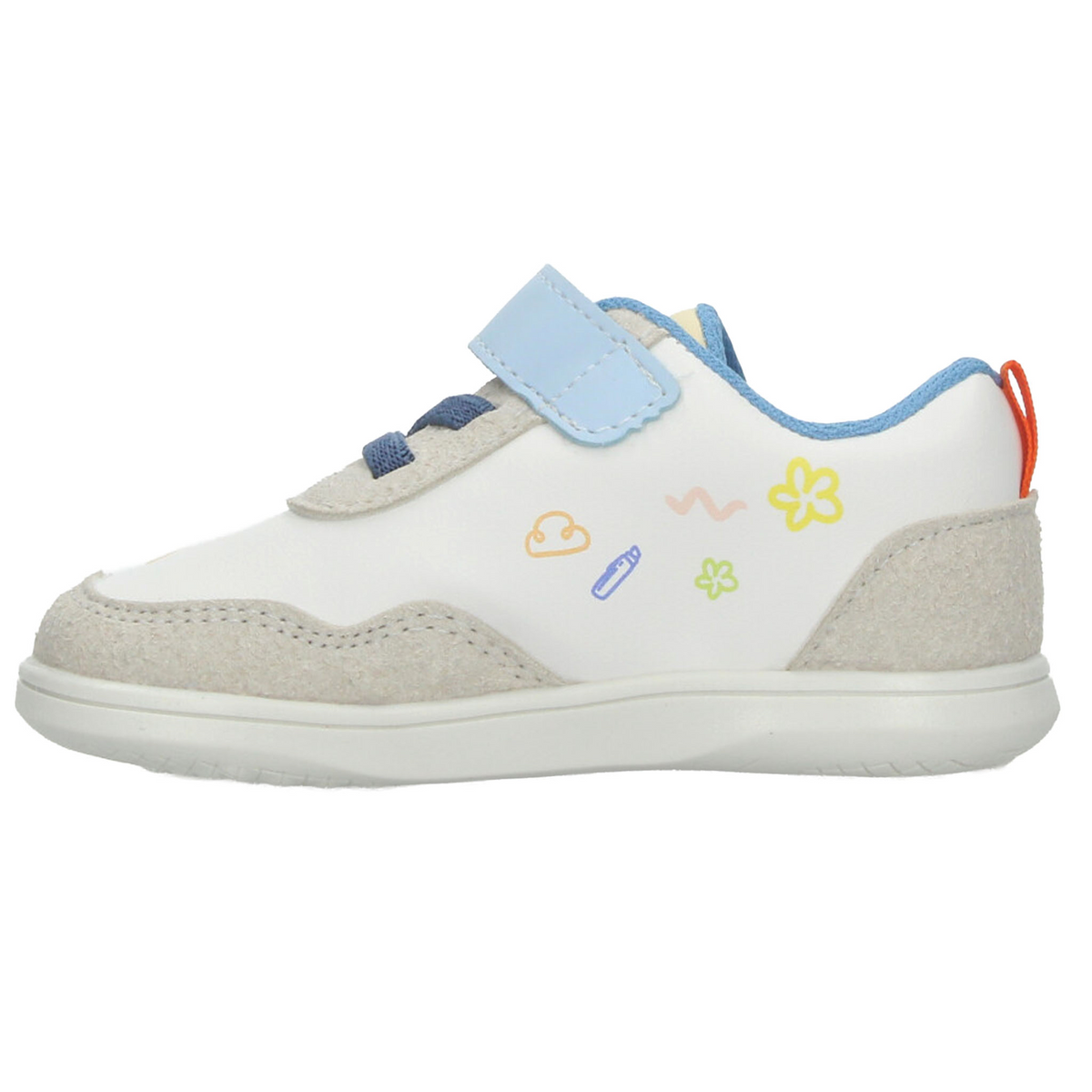 Tenis Bluey Niño Blanco Casual Adhesivo Infantil T12-15, foto 5 de 10