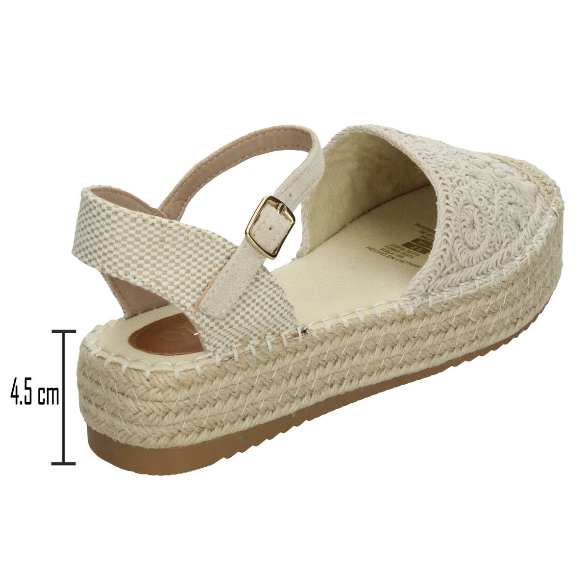 Alpargatas Ozono Dama Beige Casual Para Mujer, foto 3 de 10