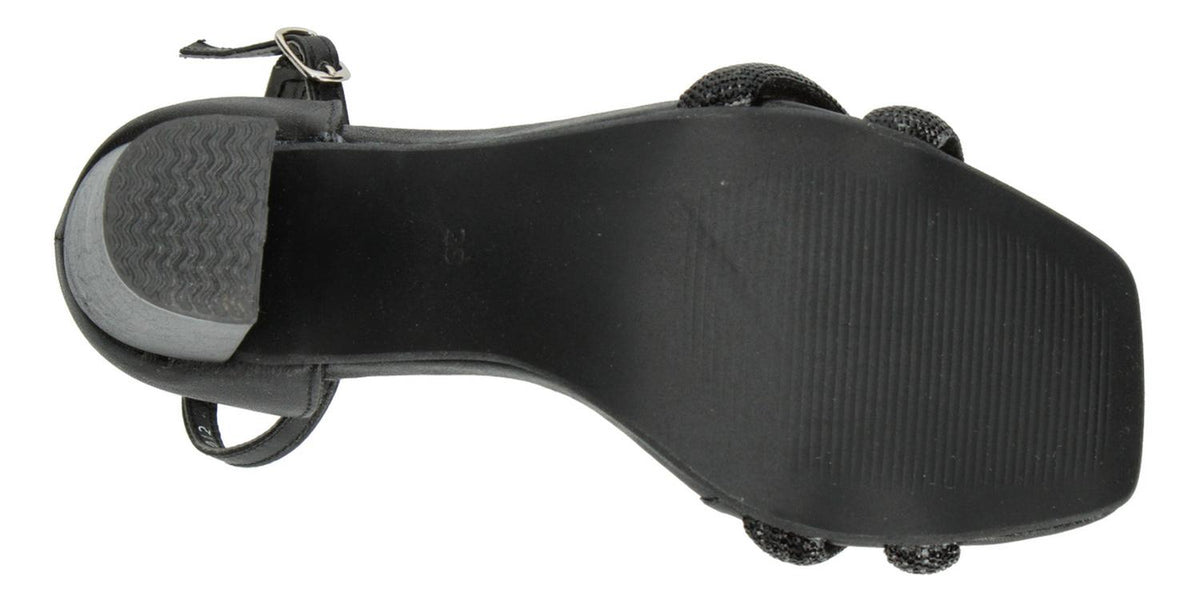 Sandalias De Fiesta Manila Negro Para Mujer [mla381], foto 10 de 10