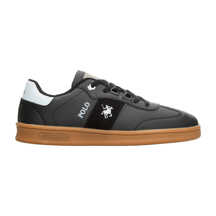 Tenis Polo Hombre Negro Casual Para Caballero