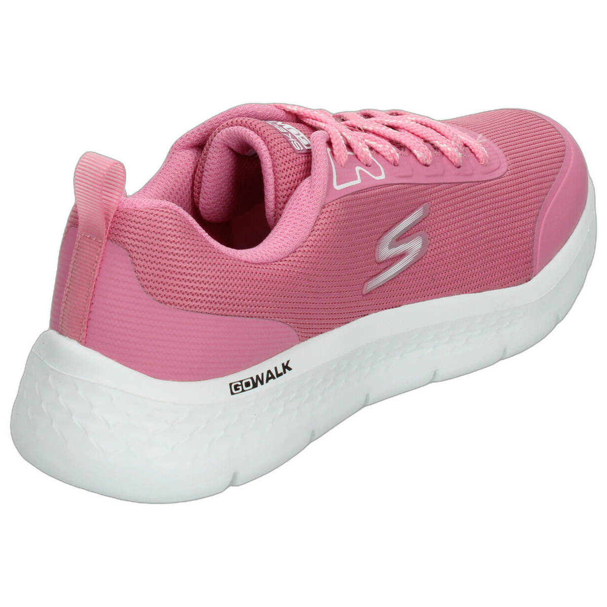 Tenis Skechers Go Walk Dama Rosa Deportivo Cintas Mujer, foto 3 de 10