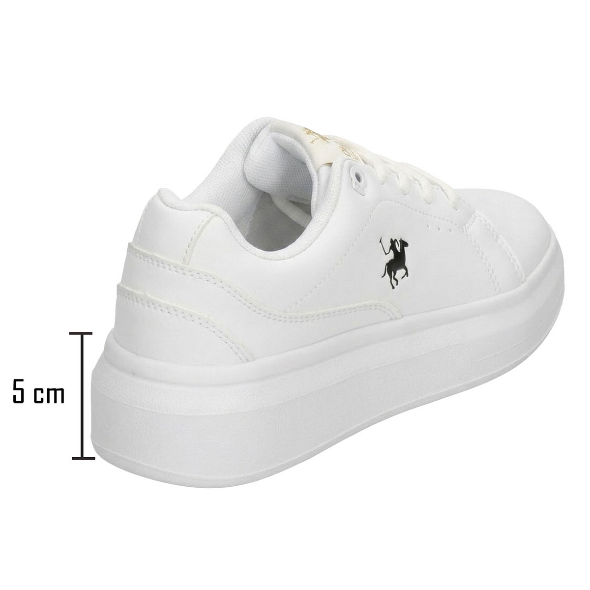 Tenis Polo Dama Blanco Casual Escolar Cintas Mujer, foto 4 de 10