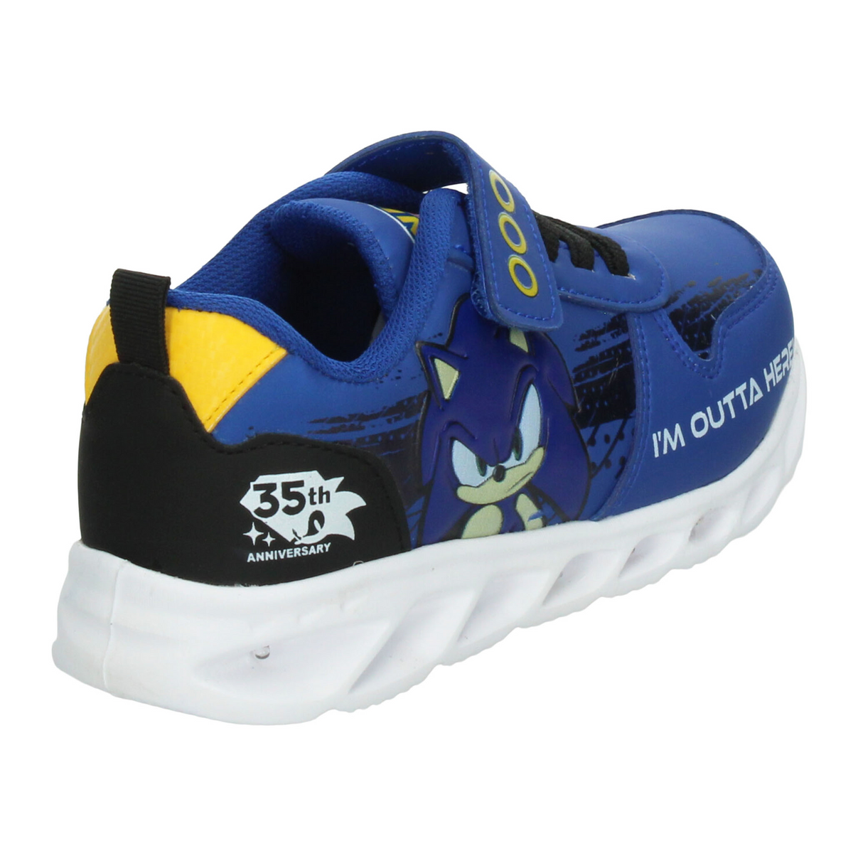 Tenis Sonic Niño Azul Deportivo Luz Led Infantil T18-22, foto 3 de 10