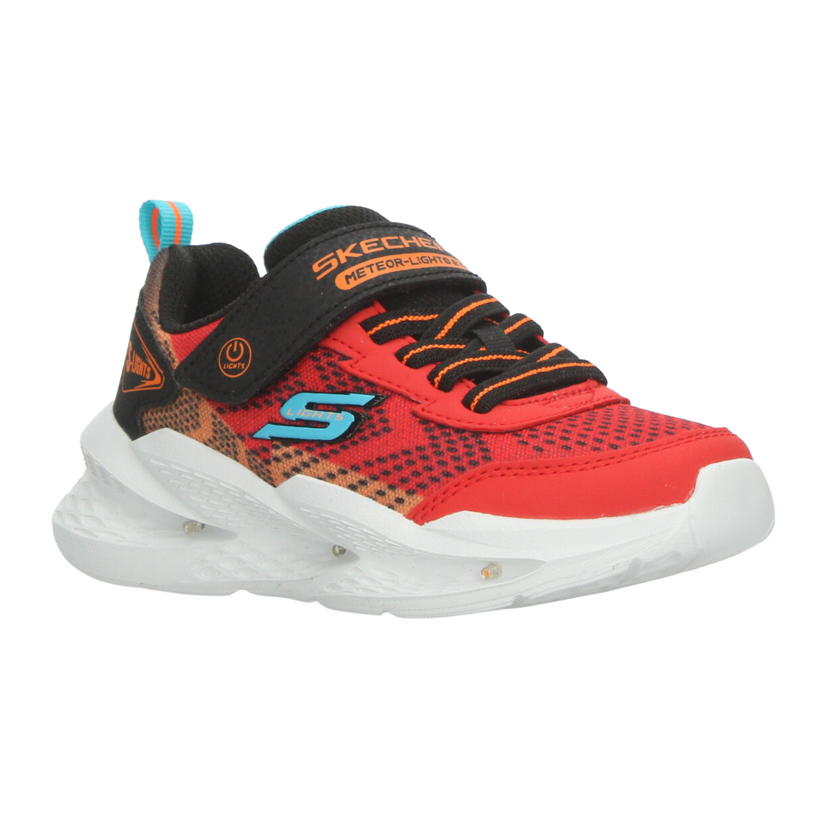 Tenis Skechers Meteor-Lights 2.0 Niño Rojo Deportivo Infantil T17-22, foto 2 de 10