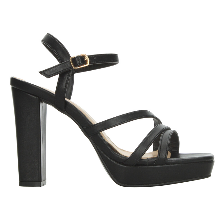 Sandalias Paulina Dama Negro Casual Para Mujer
