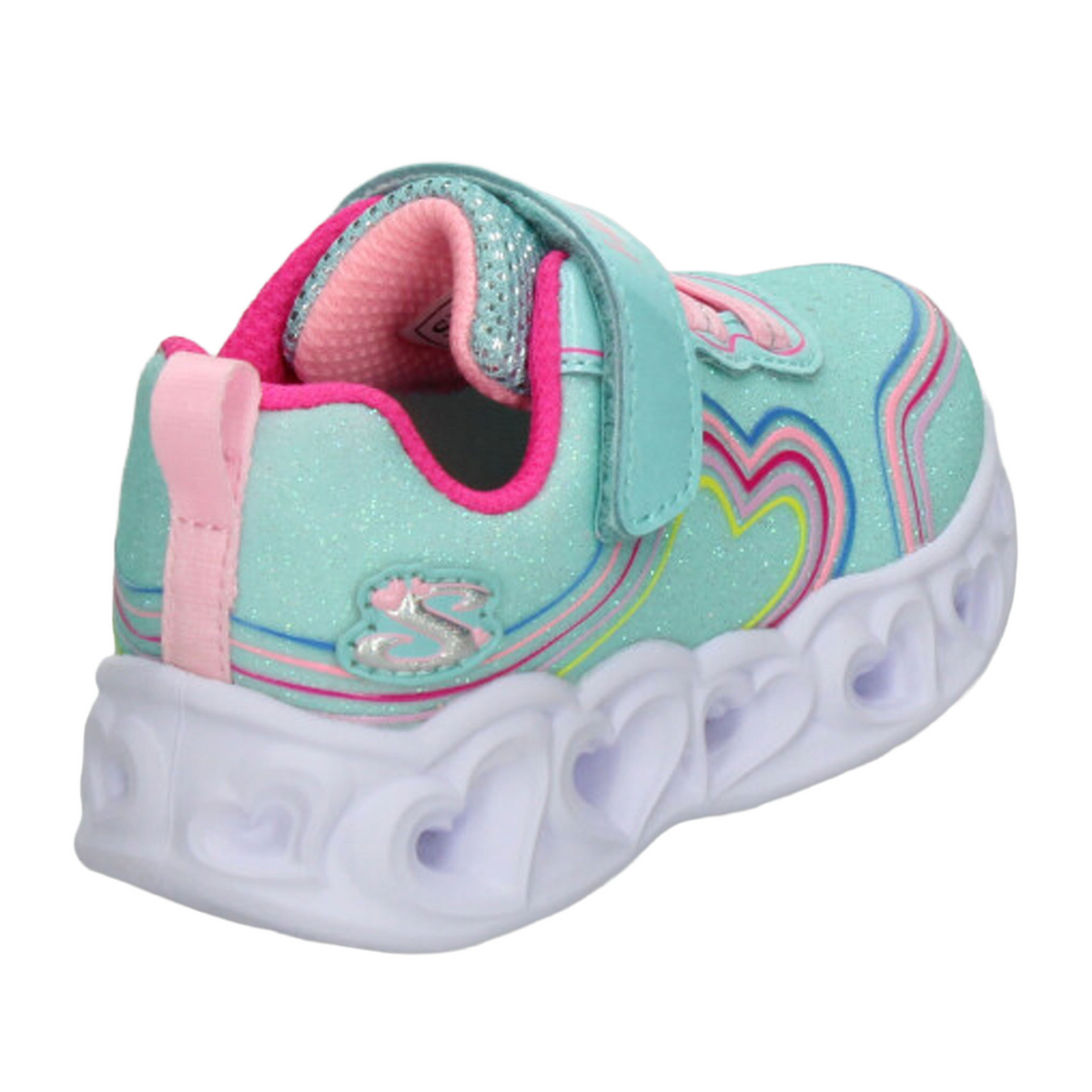 Tenis Skechers Niña Turquesa Luz Led Infantil T11-16, foto 3 de 10