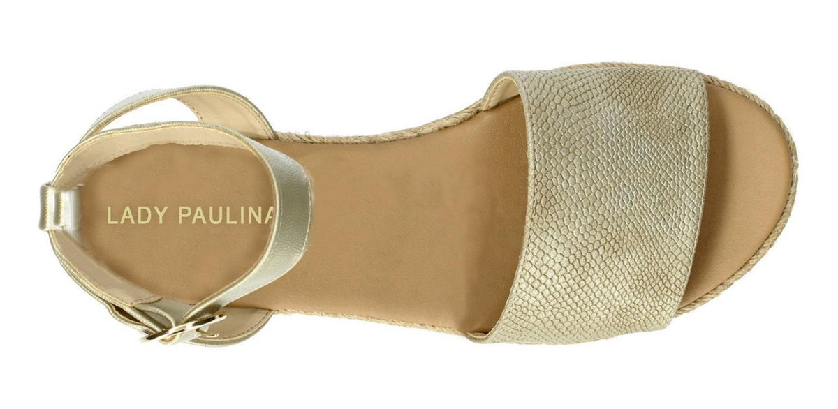 Sandalia Paulina Para Mujer 98011 Dorado [pau733], foto 5 de 6