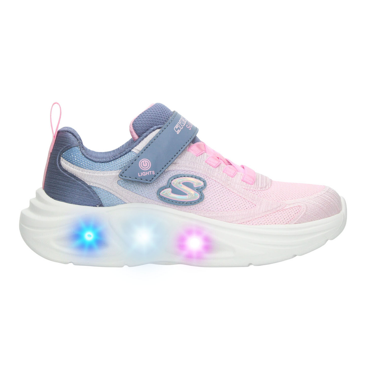Tenis Skechers Niña Rosa Deportivo Led Infantil T17-22, foto 1 de 10