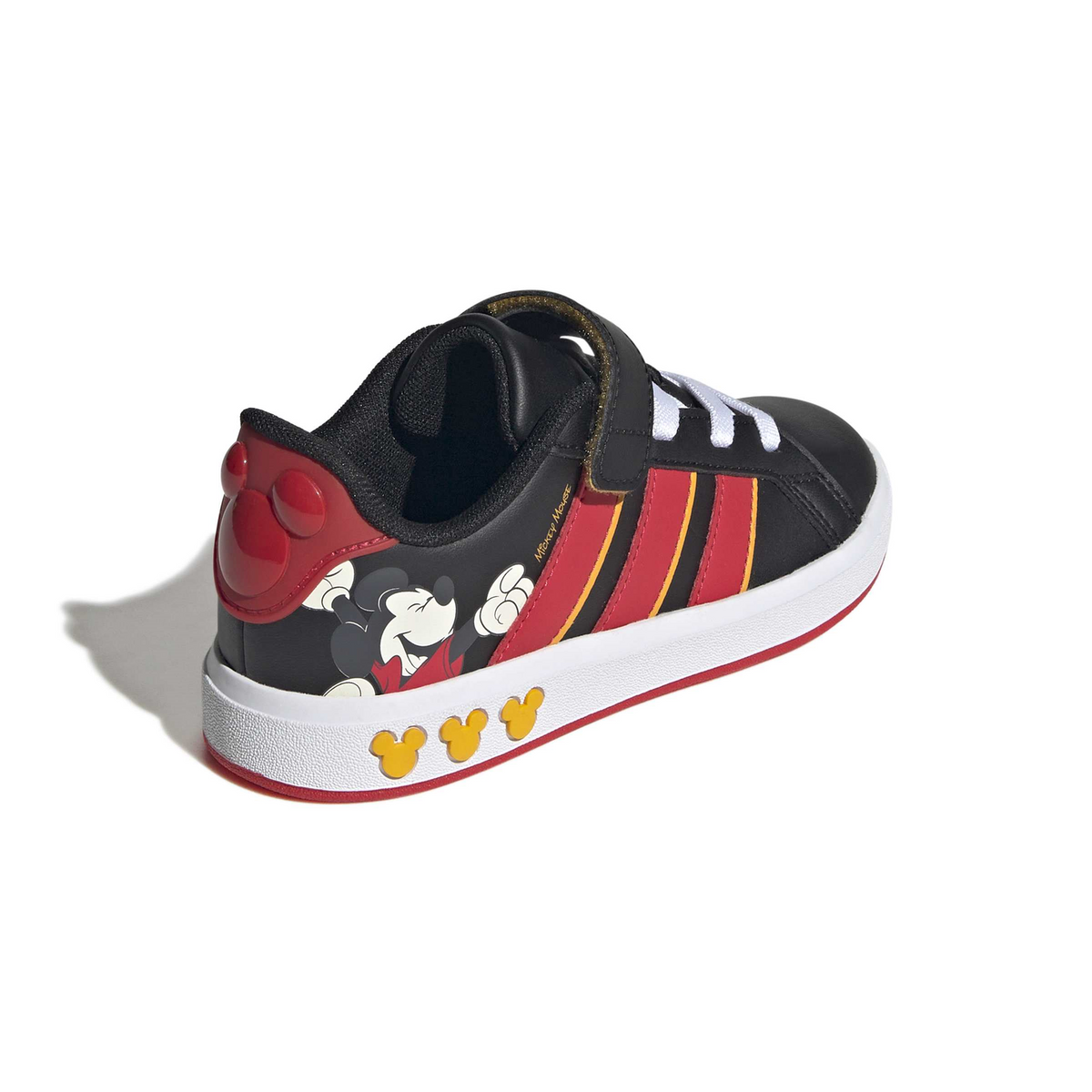 Tenis Adidas Mickey Grand Court Niño Negro Casual Infantil T16-22, foto 3 de 10