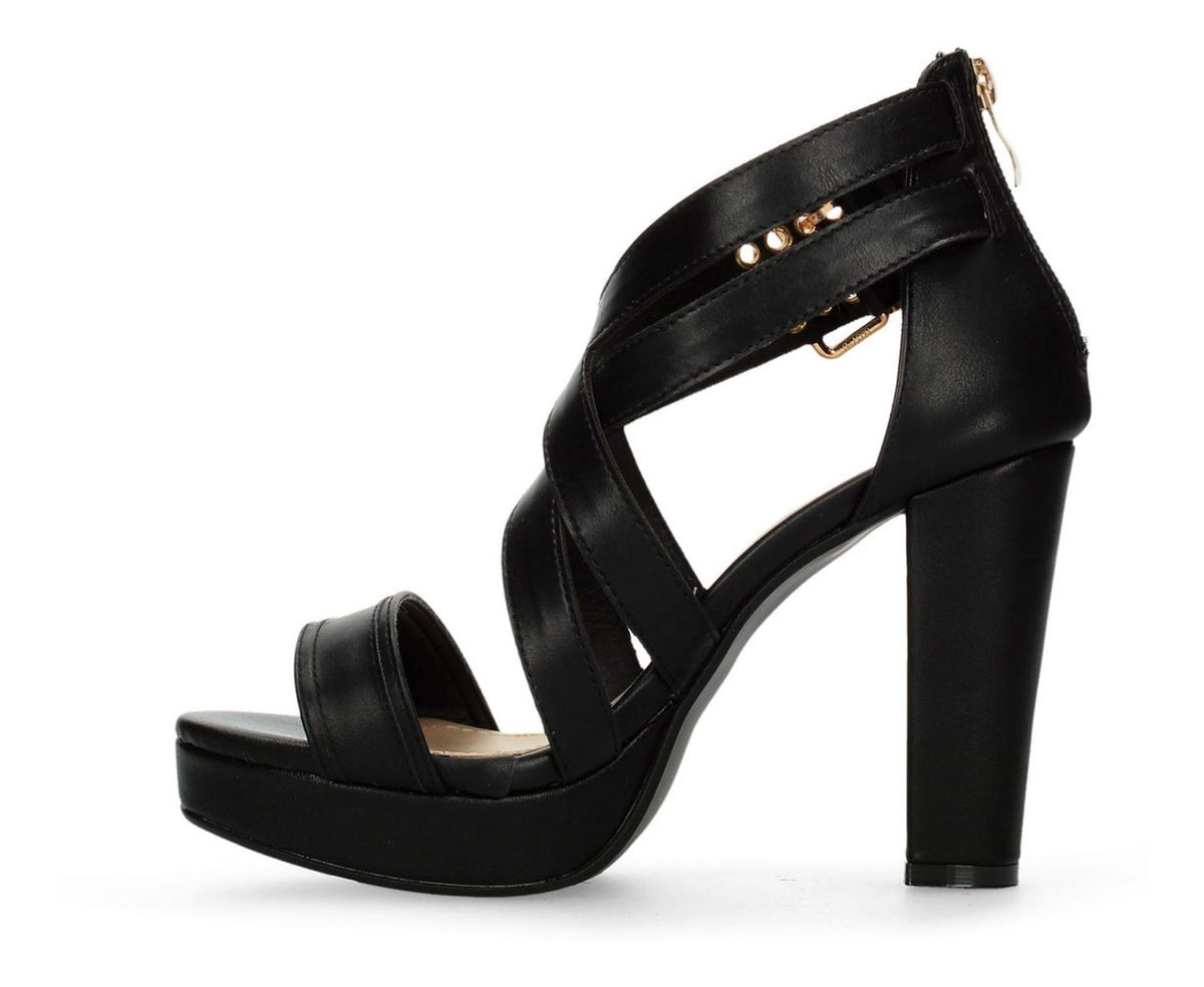 Sandalias De Fiesta Manila Para Mujer 7911 Negro [mla327], foto 3 de 10