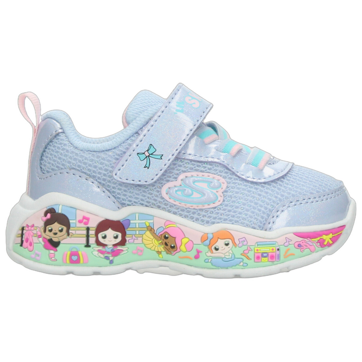 Tenis Skechers Play Scene Niña Azul Deportivo Infantil T11-16, foto 1 de 10
