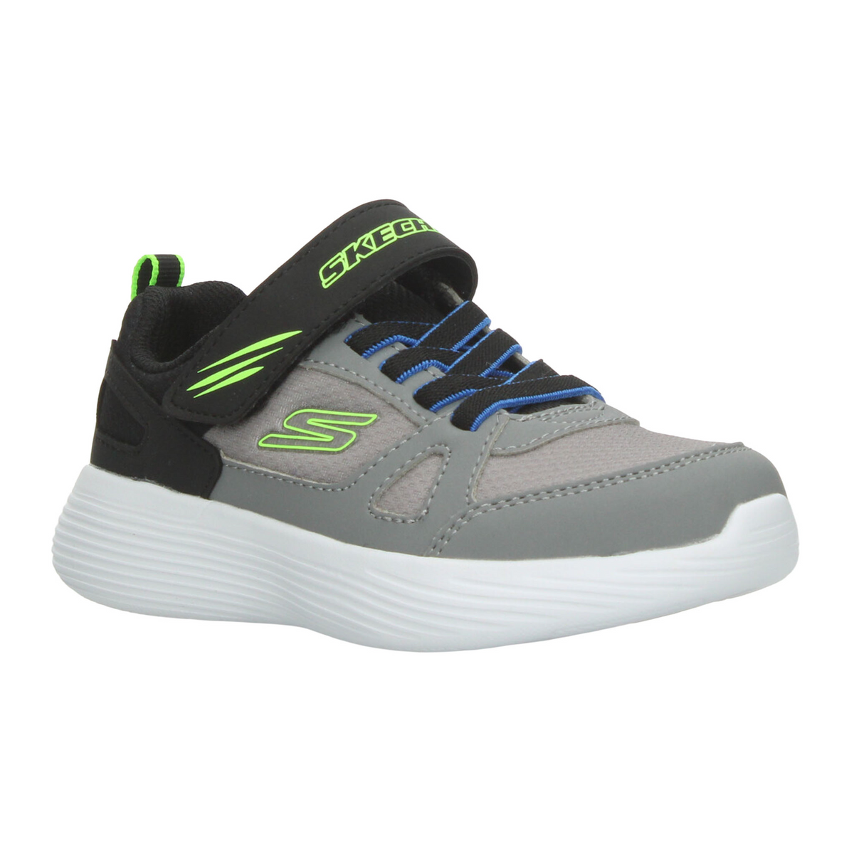 Tenis Skechers Go Run Niño Gris Deportivo Infantil T17-22, foto 2 de 10