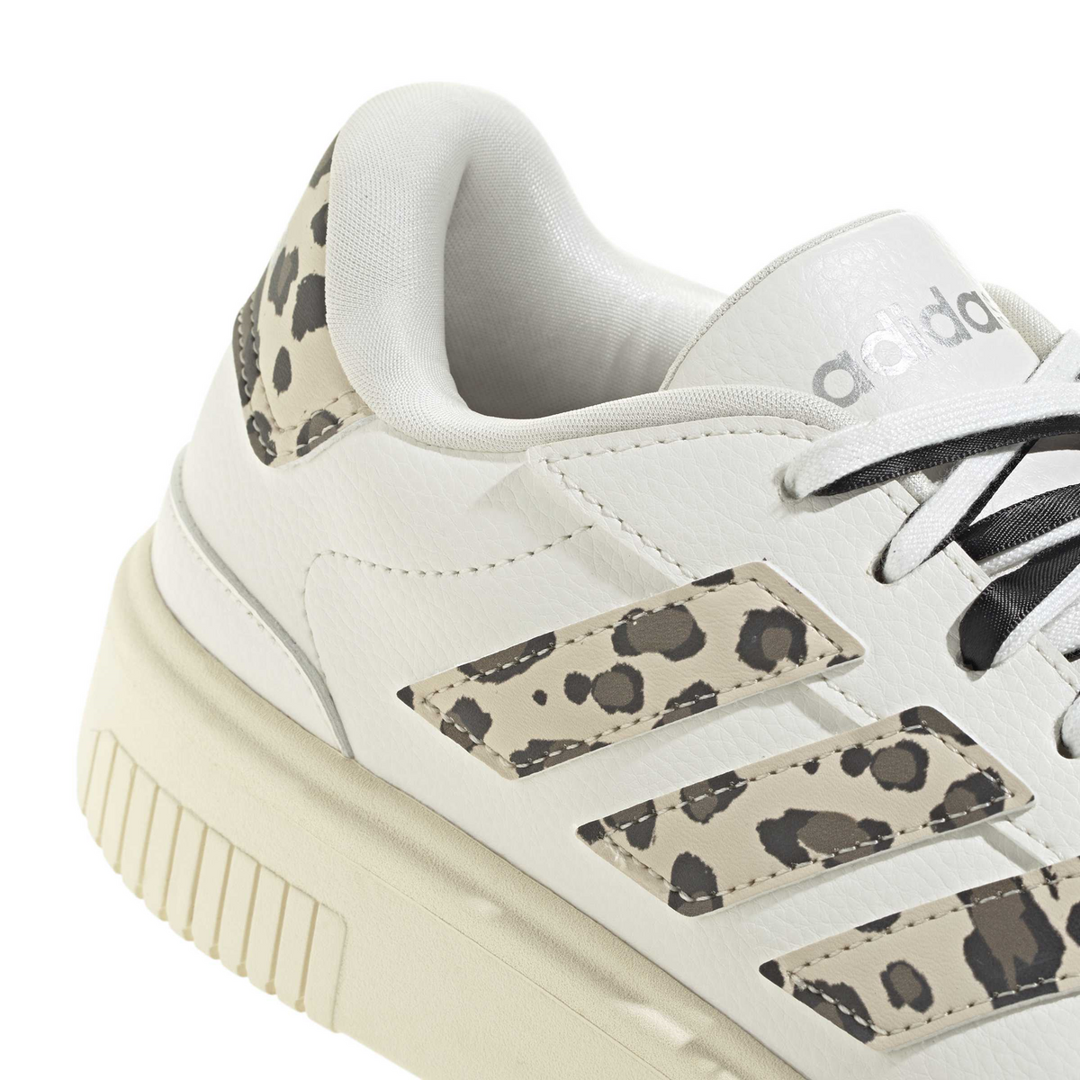 Tenis Adidas Courtblock Dama Blanco Casual Animal Print Mujer, foto 5 de 10