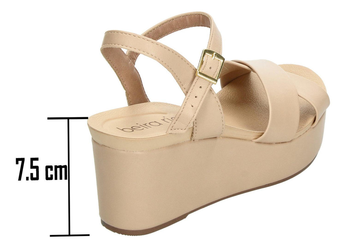 Sandalias Beira Rio Beige Para Mujer [bei70], foto 3 de 10