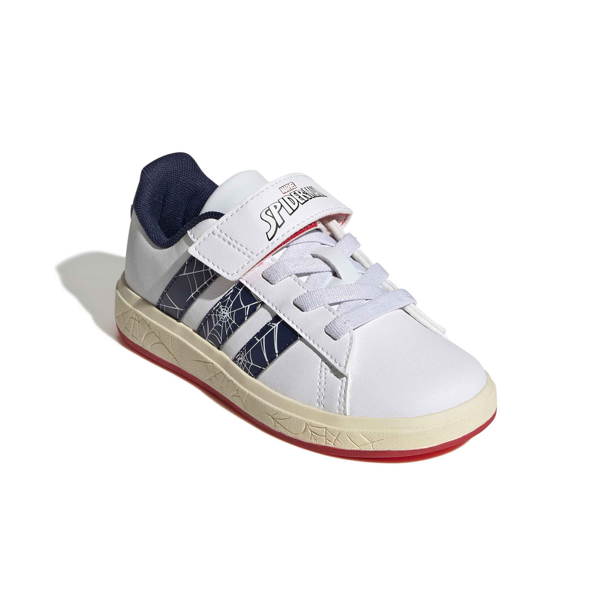 Tenis Adidas Grand Court Niño Blanco Spider-man Hombre Araña Infantil T17-22, foto 3 de 10
