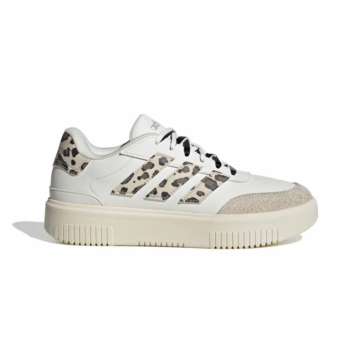 Tenis Adidas Courtblock Dama Blanco Casual Animal Print Mujer