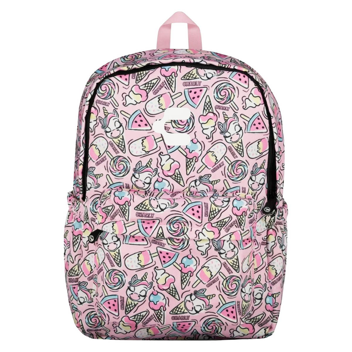 Set de Mochila Charly Unicornio Niña Rosa Escolar Lonchera Infantil, foto 2 de 10