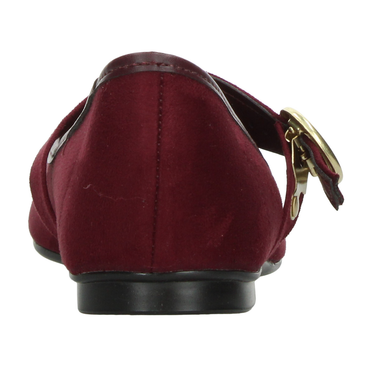 Flats Moleca Dama Rojo Casual Mary Jane Hebilla Mujer, foto 7 de 10