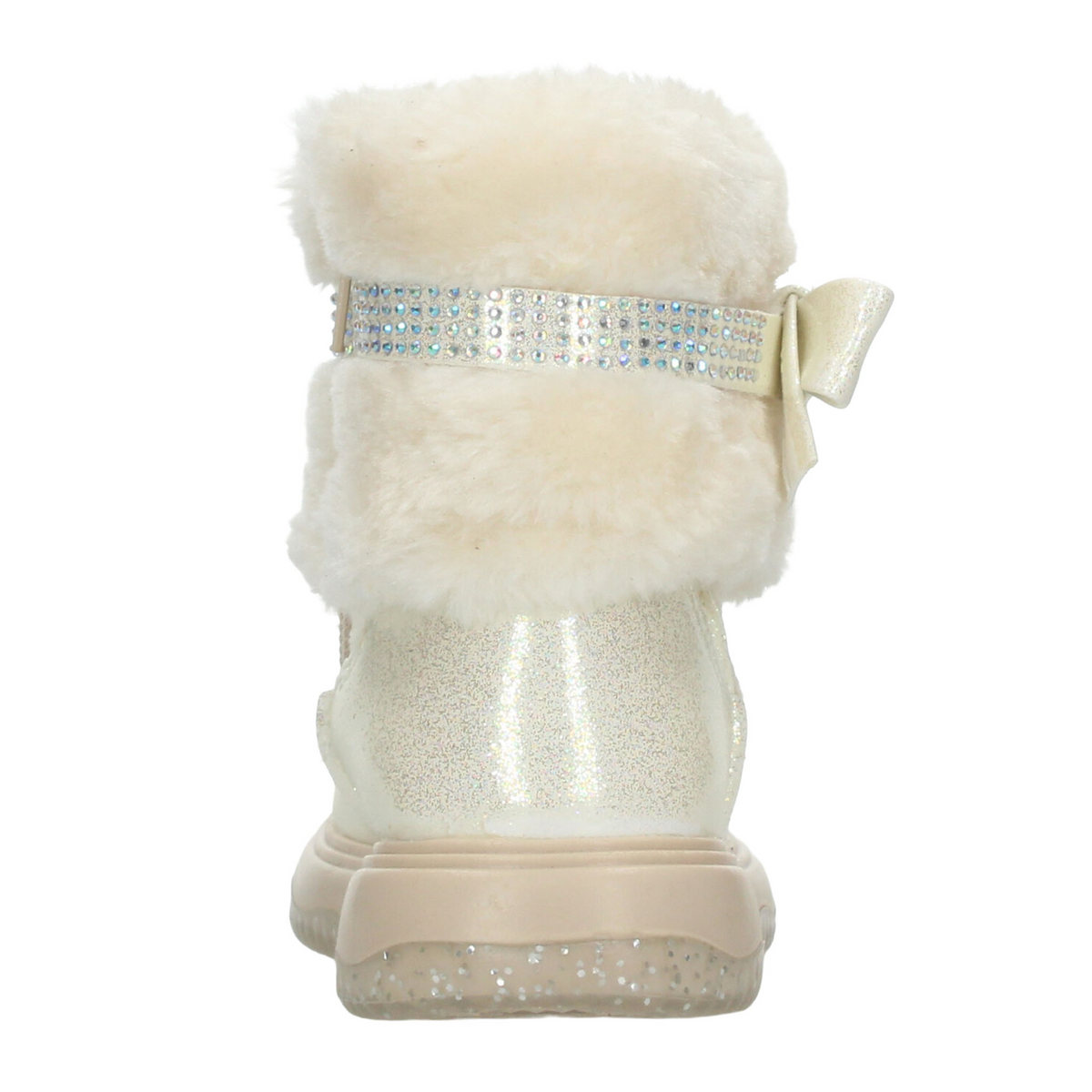 Bota Paressi Niña Crema Casual Peluche Infantil T18-22, foto 7 de 10