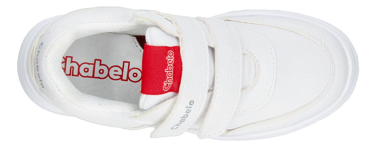 Tenis Escolar Chabelo Blanco Con Velcro Para Niño T18-22, foto 8 de 10