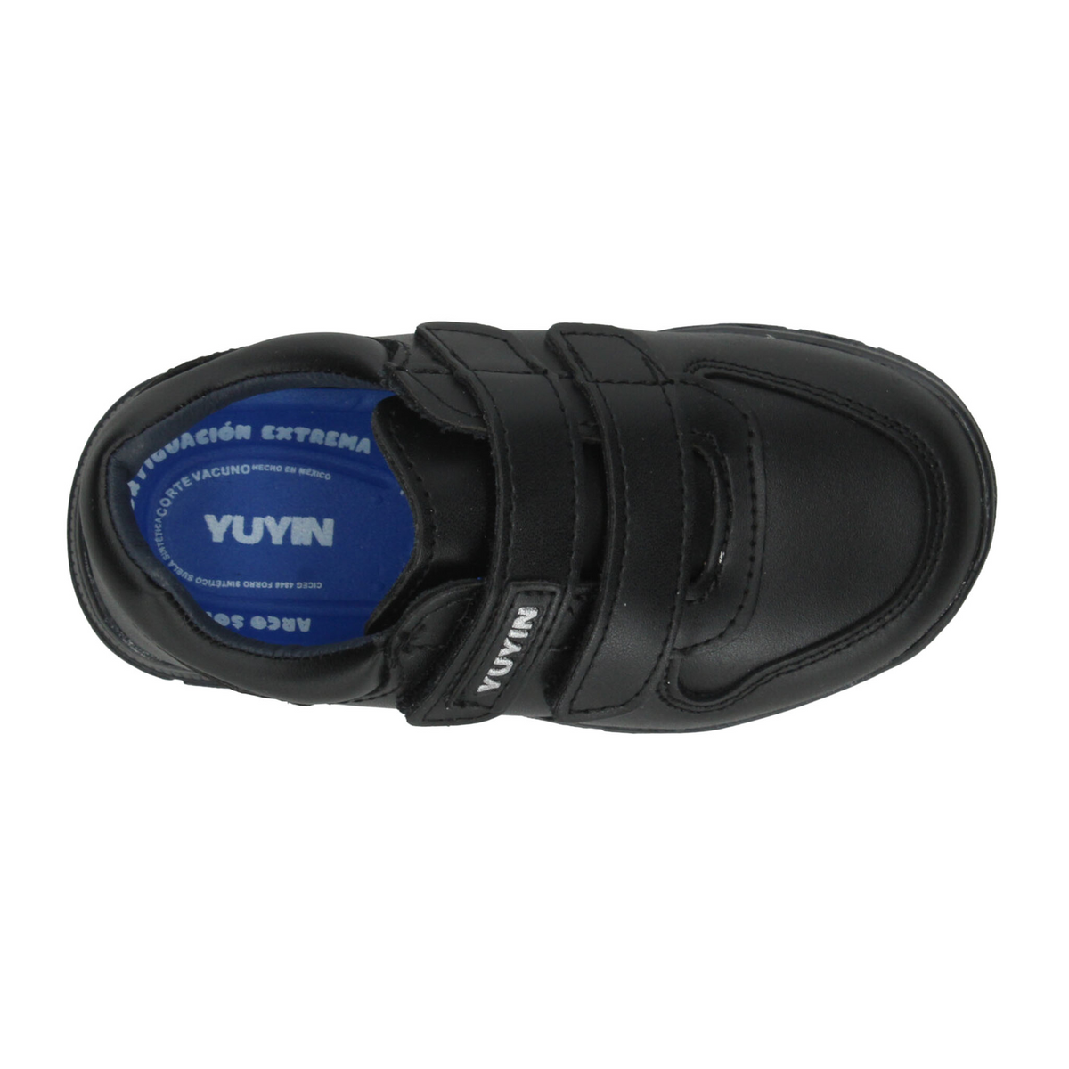 Zapato Escolar Yuyin Niño Negro Escolar Infantil T15-18, foto 8 de 10
